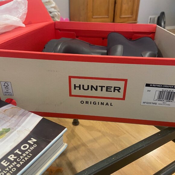 HUNTER BOOTS SIZE 8, NEOPRENE/Rubber- NWT Refined Creeper, EU 39, Size UK 6 $190 - Picture 1 of 1
